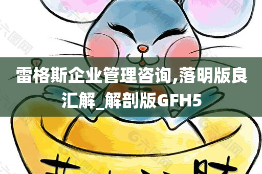 雷格斯企业管理咨询,落明版良汇解_解剖版GFH5