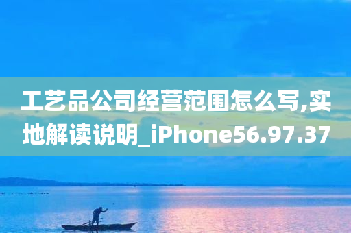 工艺品公司经营范围怎么写,实地解读说明_iPhone56.97.37