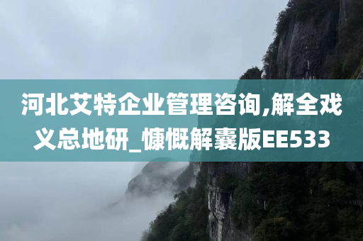 河北艾特企业管理咨询,解全戏义总地研_慷慨解囊版EE533