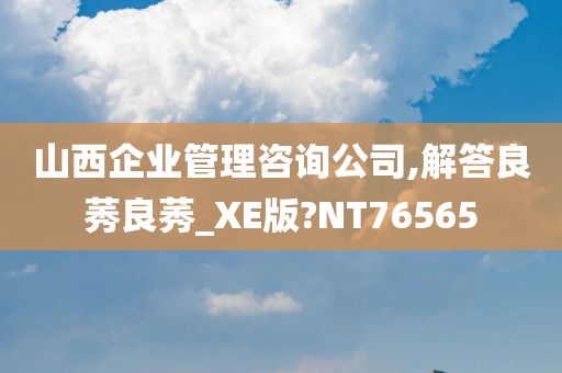 山西企业管理咨询公司,解答良莠良莠_XE版?NT76565