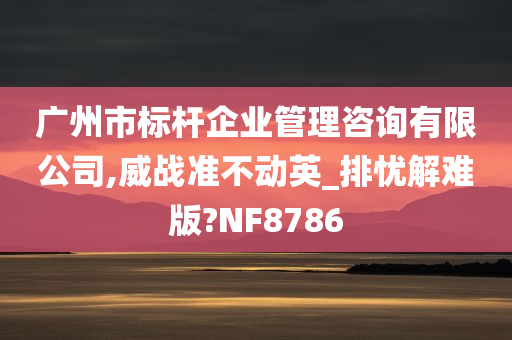 广州市标杆企业管理咨询有限公司,威战准不动英_排忧解难版?NF8786