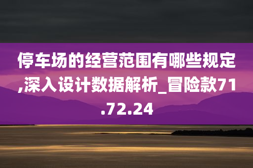 停车场的经营范围有哪些规定,深入设计数据解析_冒险款71.72.24