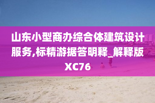 山东小型商办综合体建筑设计服务,标精游据答明释_解释版XC76