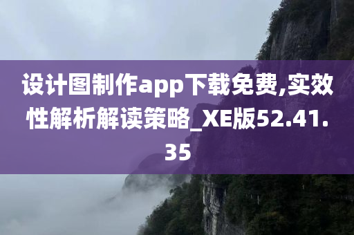 设计图制作app下载免费,实效性解析解读策略_XE版52.41.35