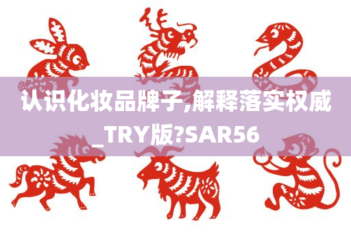 认识化妆品牌子,解释落实权威_TRY版?SAR56