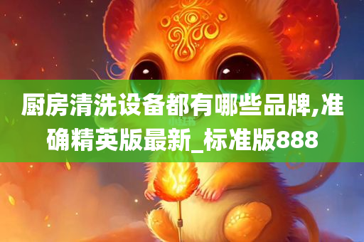 厨房清洗设备都有哪些品牌,准确精英版最新_标准版888