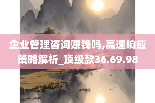 企业管理咨询赚钱吗,高速响应策略解析_顶级款36.69.98