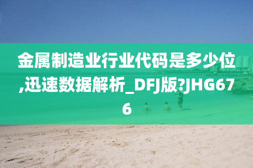 金属制造业行业代码是多少位,迅速数据解析_DFJ版?JHG676