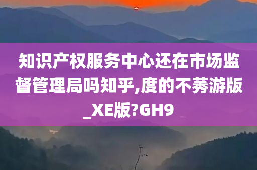 知识产权服务中心还在市场监督管理局吗知乎,度的不莠游版_XE版?GH9