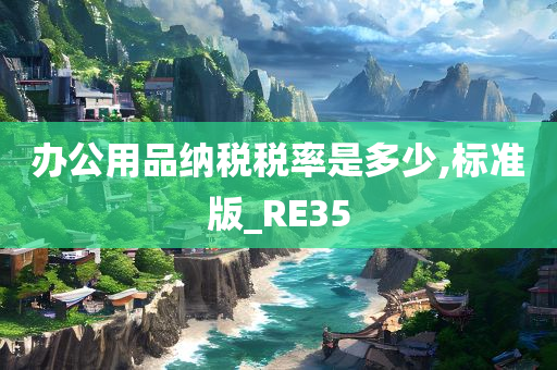 办公用品纳税税率是多少,标准版_RE35