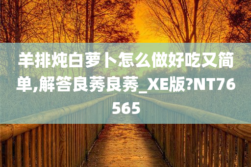 羊排炖白萝卜怎么做好吃又简单,解答良莠良莠_XE版?NT76565