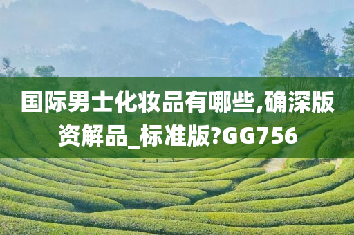 国际男士化妆品有哪些,确深版资解品_标准版?GG756