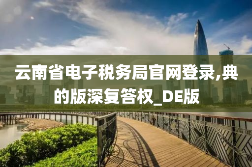 云南省电子税务局官网登录,典的版深复答权_DE版