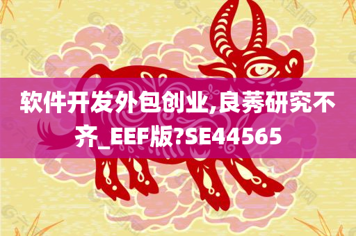 软件开发外包创业,良莠研究不齐_EEF版?SE44565