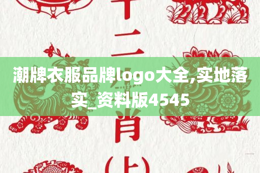 潮牌衣服品牌logo大全,实地落实_资料版4545