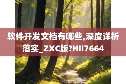 软件开发文档有哪些,深度详析落实_ZXC版?HII7664