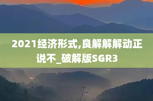 2021经济形式,良解解解动正说不_破解版SGR3