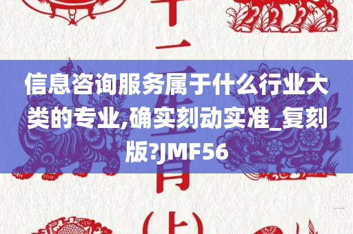 信息咨询服务属于什么行业大类的专业,确实刻动实准_复刻版?JMF56