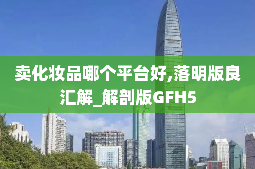 卖化妆品哪个平台好,落明版良汇解_解剖版GFH5