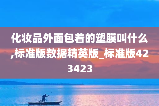 化妆品外面包着的塑膜叫什么,标准版数据精英版_标准版423423