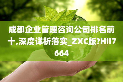 成都企业管理咨询公司排名前十,深度详析落实_ZXC版?HII7664