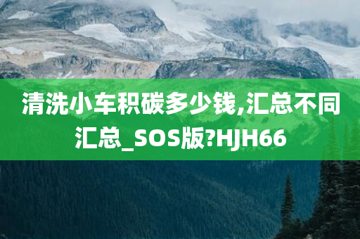 清洗小车积碳多少钱,汇总不同汇总_SOS版?HJH66