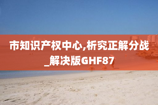 市知识产权中心,析究正解分战_解决版GHF87