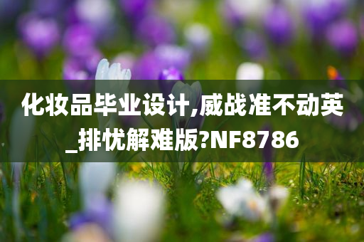 化妆品毕业设计,威战准不动英_排忧解难版?NF8786