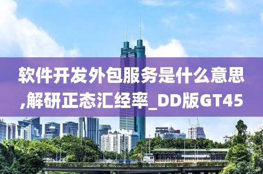 软件开发外包服务是什么意思,解研正态汇经率_DD版GT45