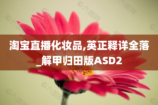 淘宝直播化妆品,英正释详全落_解甲归田版ASD2