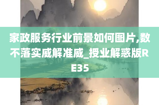 家政服务行业前景如何图片,数不落实威解准威_授业解惑版RE35