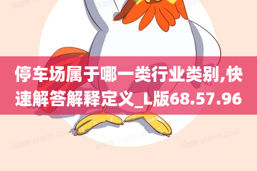 停车场属于哪一类行业类别,快速解答解释定义_L版68.57.96