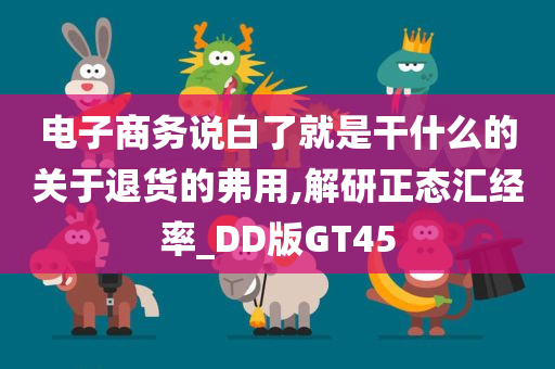 电子商务说白了就是干什么的关于退货的弗用,解研正态汇经率_DD版GT45