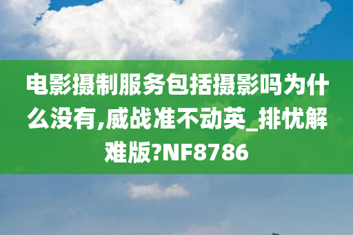 电影摄制服务包括摄影吗为什么没有,威战准不动英_排忧解难版?NF8786