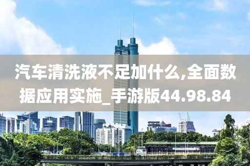 汽车清洗液不足加什么,全面数据应用实施_手游版44.98.84