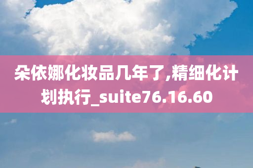 朵依娜化妆品几年了,精细化计划执行_suite76.16.60