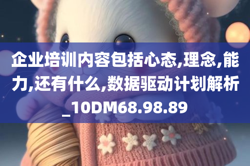 企业培训内容包括心态,理念,能力,还有什么,数据驱动计划解析_10DM68.98.89