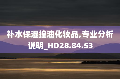 补水保湿控油化妆品,专业分析说明_HD28.84.53