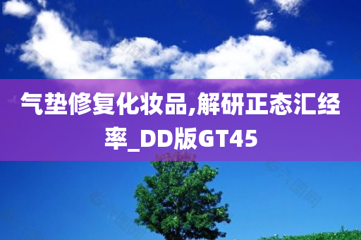 气垫修复化妆品,解研正态汇经率_DD版GT45