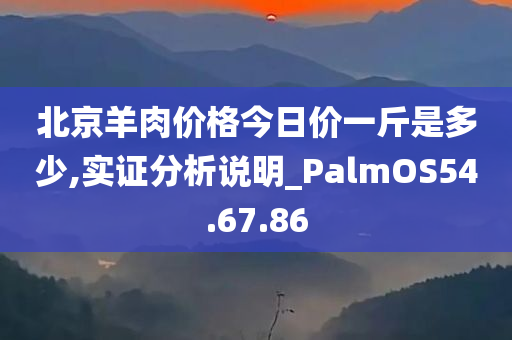 北京羊肉价格今日价一斤是多少,实证分析说明_PalmOS54.67.86