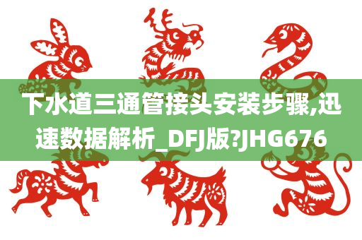 下水道三通管接头安装步骤,迅速数据解析_DFJ版?JHG676