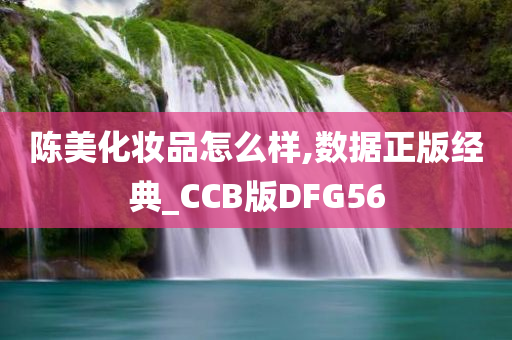 陈美化妆品怎么样,数据正版经典_CCB版DFG56