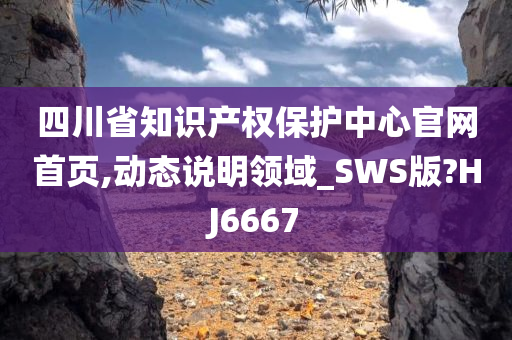 四川省知识产权保护中心官网首页,动态说明领域_SWS版?HJ6667