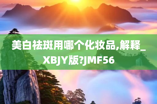 美白祛斑用哪个化妆品,解释_XBJY版?JMF56