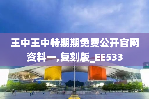 王中王中特期期免费公开官网资料一,复刻版_EE533