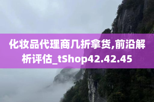 化妆品代理商几折拿货,前沿解析评估_tShop42.42.45