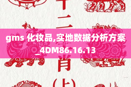 gms 化妆品,实地数据分析方案_4DM86.16.13