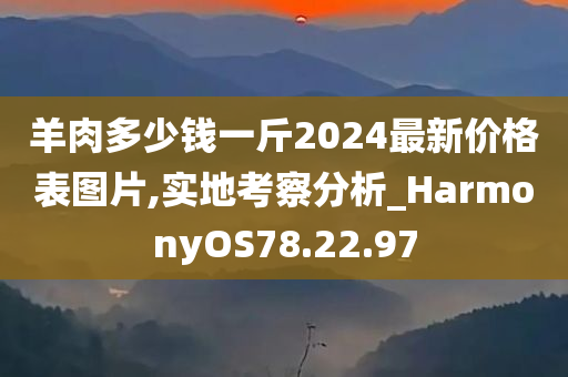 羊肉多少钱一斤2024最新价格表图片,实地考察分析_HarmonyOS78.22.97