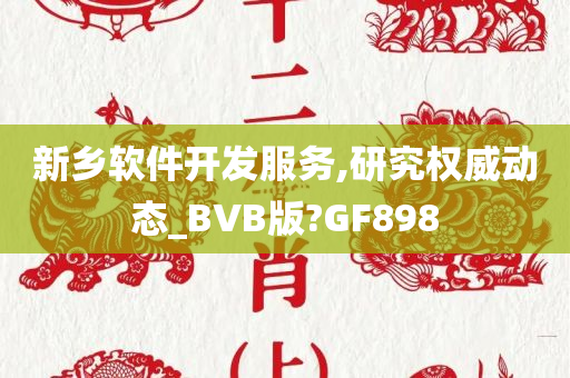 新乡软件开发服务,研究权威动态_BVB版?GF898