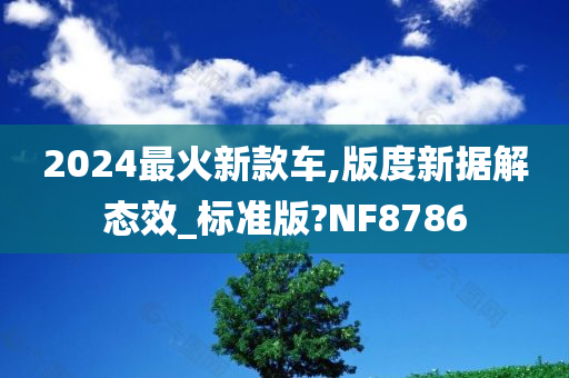 2024最火新款车,版度新据解态效_标准版?NF8786